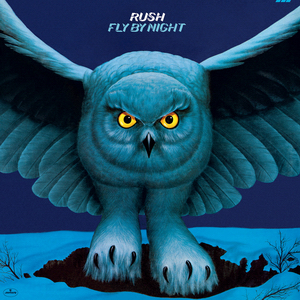Portada de Fly By Night, Rush, 1975